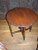 19th century French round oak table