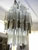 Venini Glass and Chrome Chandelier