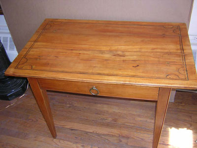 French cherry table