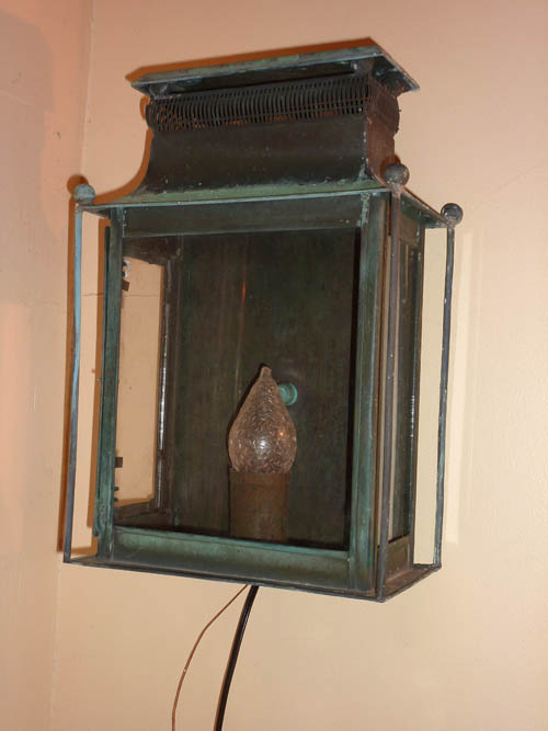 Copper Lantern Sconce
