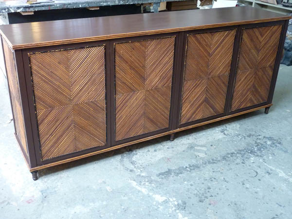 50s Rattan Server