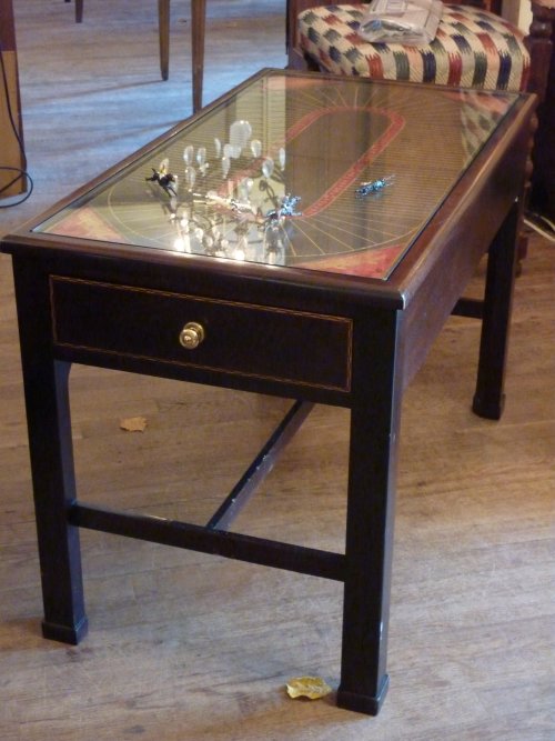 Leather Game Board Table