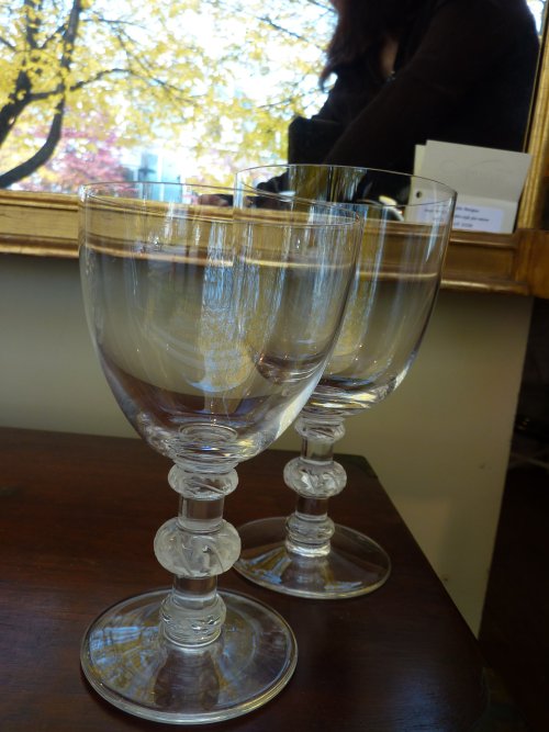 Lalique St. Hubert Stemware
