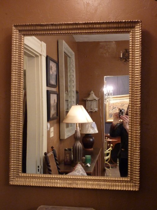 Gilt Ripple Frame Mirror