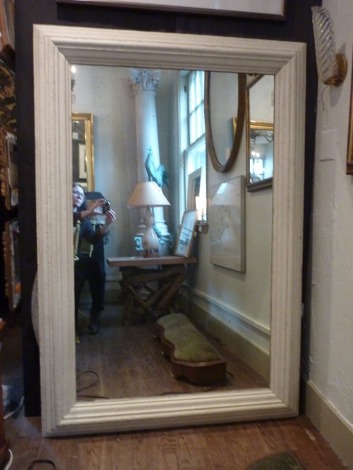  Large Whitewashed Mirror