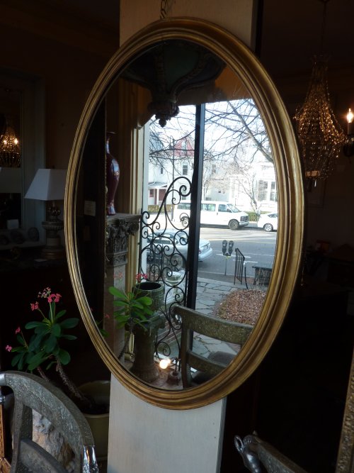 Generous Oval Mirror