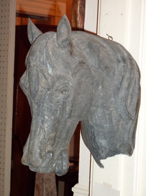 Zinc Horse Head
