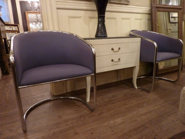 Tubular Chrome Chairs