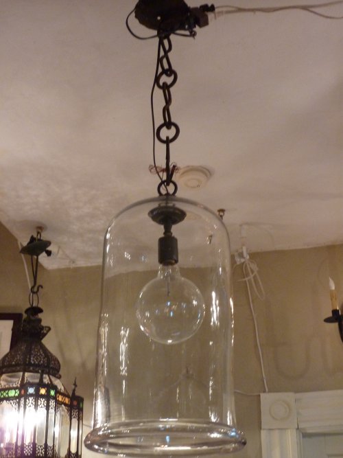 Clear Glass Bell Light