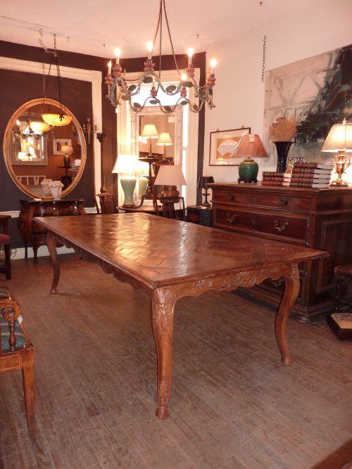 Parquet Dining Table