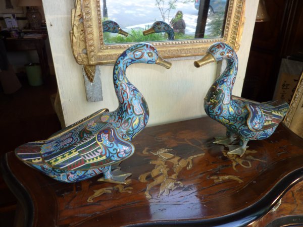 Cloisonne Ducks