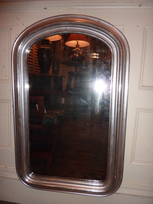 Curved Corner Silver Mirror