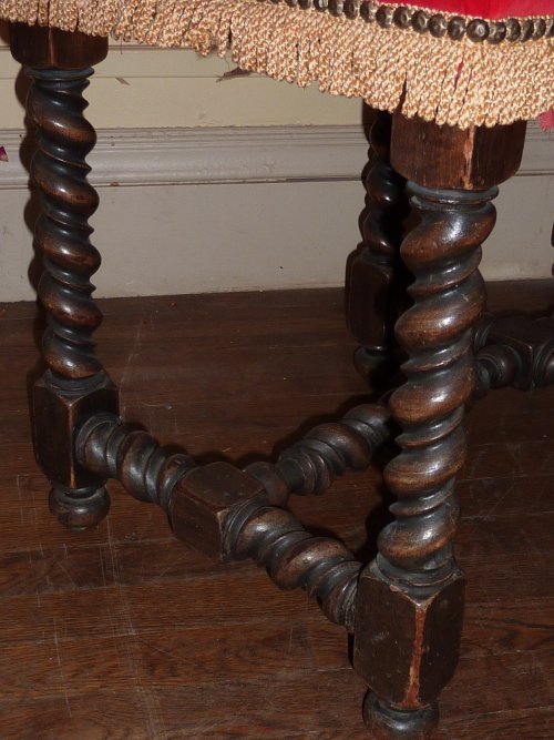 Bench with Barley Twist Legs