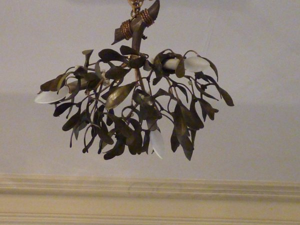 French Mistletoe Chandelier