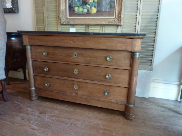 French Empire Fruitwood Commode