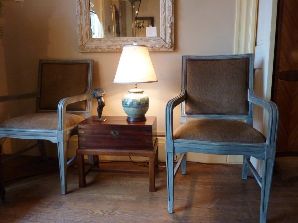 Pair Vintage Armchairs