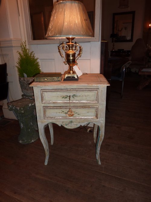 18th Century Italian Painted Comodino