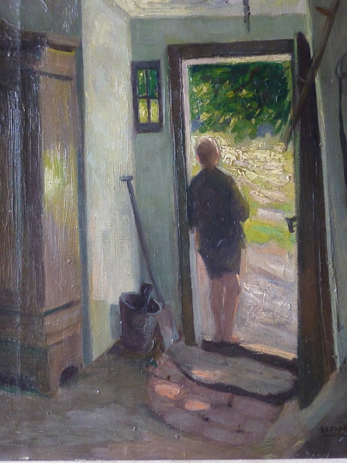 Hans Tiel Oil on Canvas