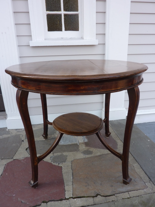 Vintage Round Game Table
