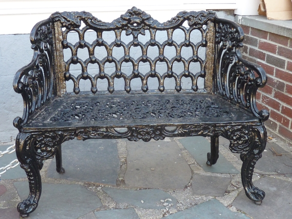 Victorian Iron Rose Garden Bench