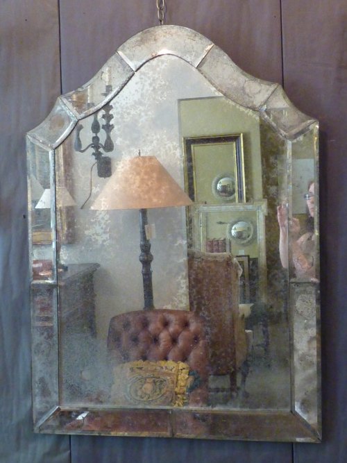 Mid Century Modern Venetian Mirror