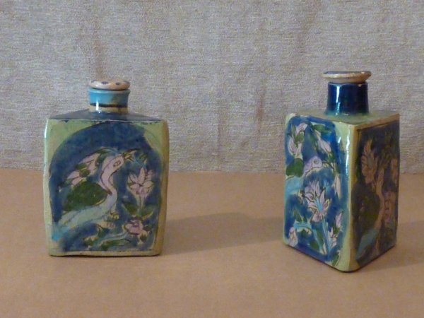Antique Persian Ceramic Cruets