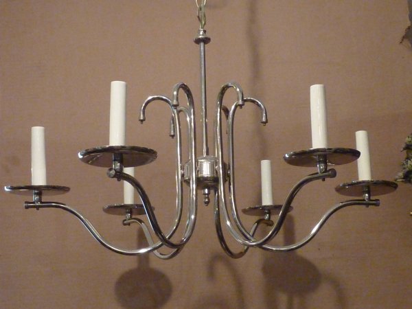 Modern Chrome Chandelier