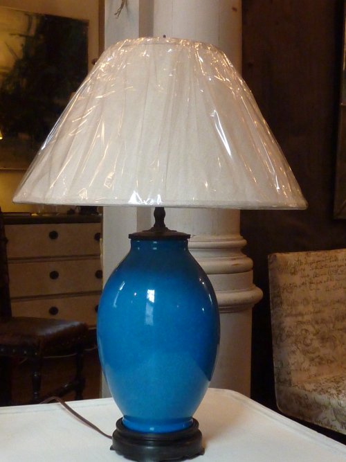 Antique Crackle Glaze Lamp