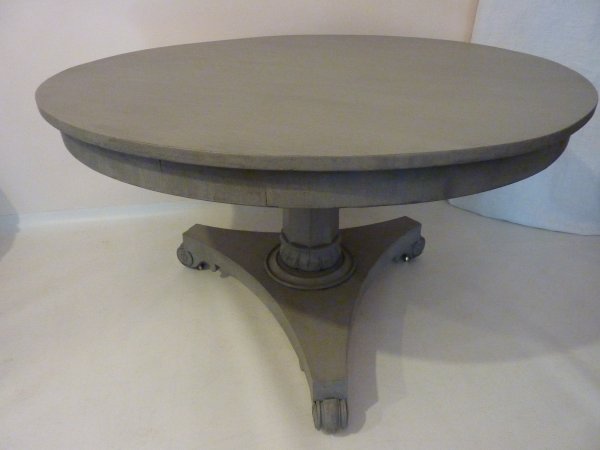 Gray Painted Center Table