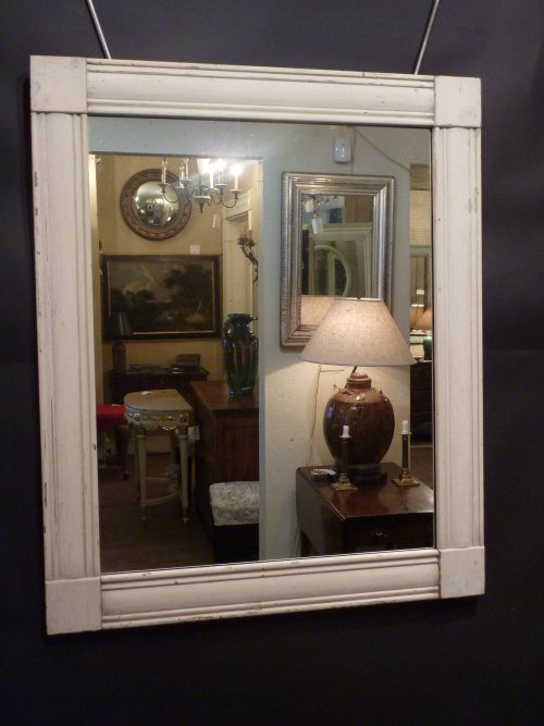 Empire Style Whitewashed Mirror