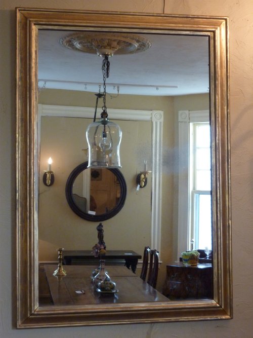 Antique Large Giltwood Mirror
