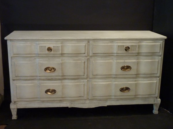 Gustavian Empire Style Double Dresser
