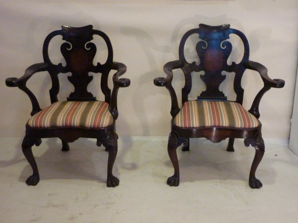 Pair of William of Kent Armchairs
