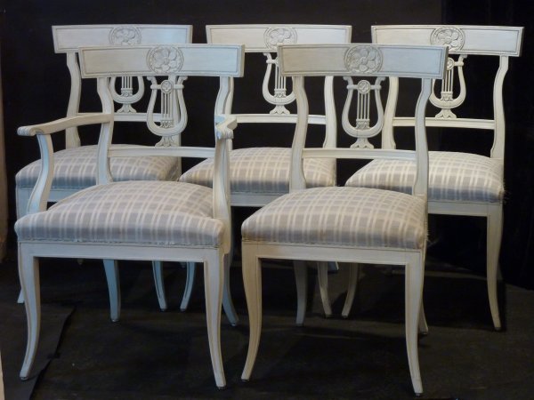 Gustavian Style Dining Chairs