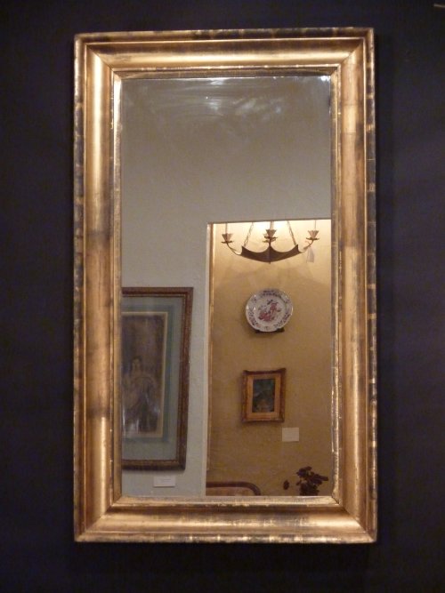 Large Toned Giltwood Mirror