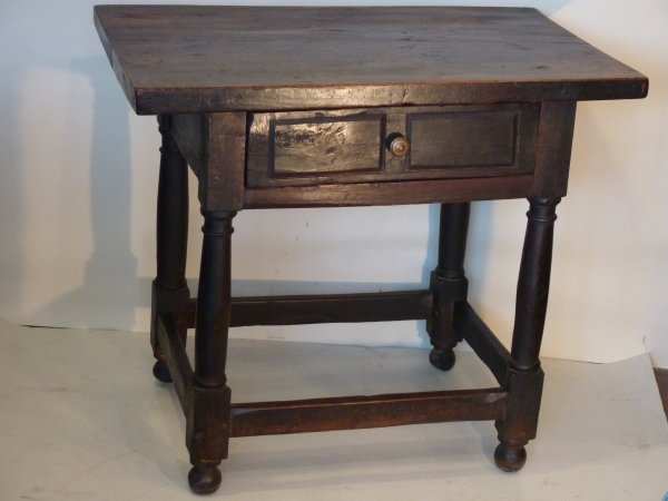 18th Century Italian Walnut End Table