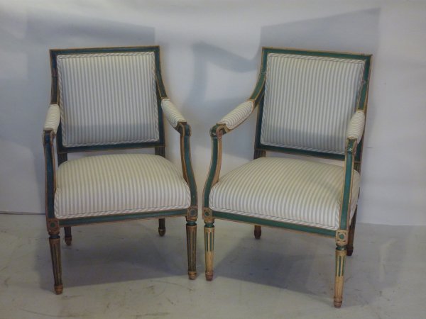 Pair of Louis XVI Fauteuils
