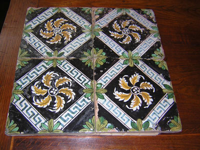 18th century Italian tiles