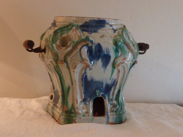 French Ceramic Brazier