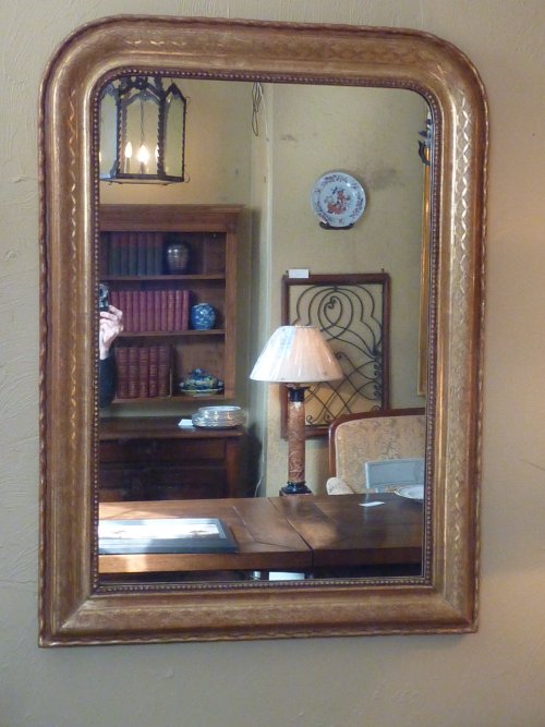 Antique Louis Philippe Giltwood Mirror