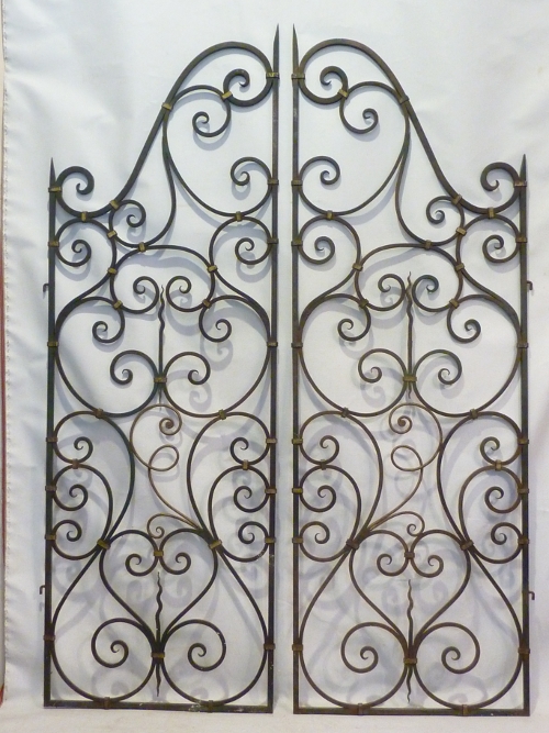 Pair of French Wrought Iron Gates