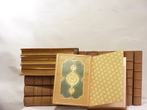 Set of Ltd. Edition Leather Bound Books