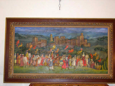 unsigned oil on canvas early 20th century