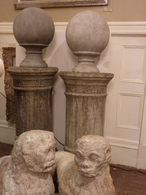 Two Marble Orbs