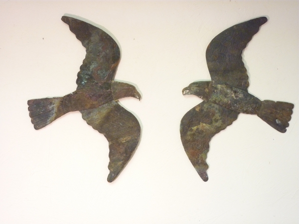 Pair Copper Eagles