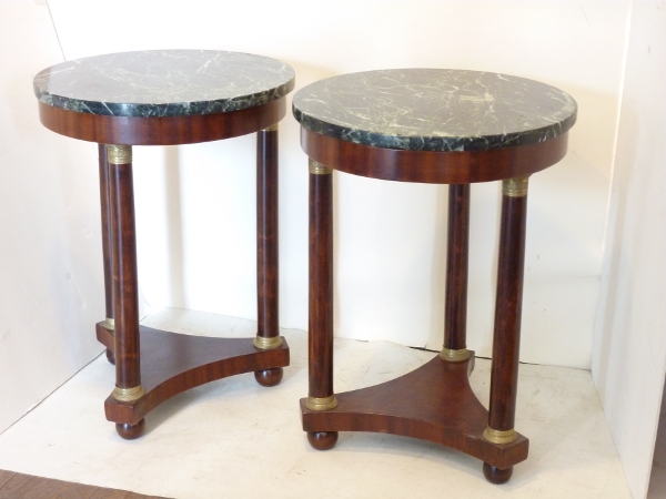 Pair Empire Gueridons