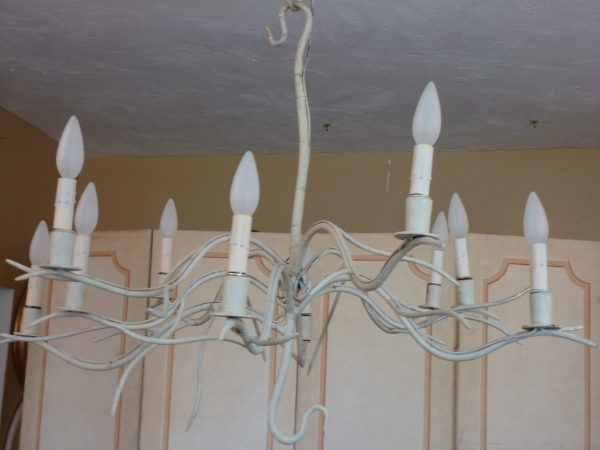 Iron Tree Branch Chandelier
