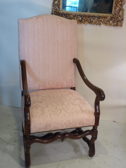 19th C Louis XIV Fauteuil