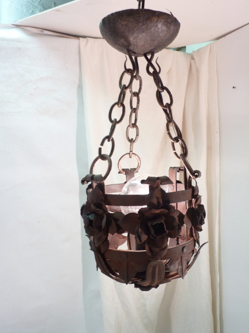 Iron Basket Light