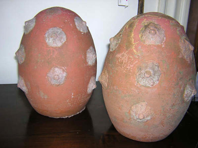 Italian terra cotta garden ornaments
